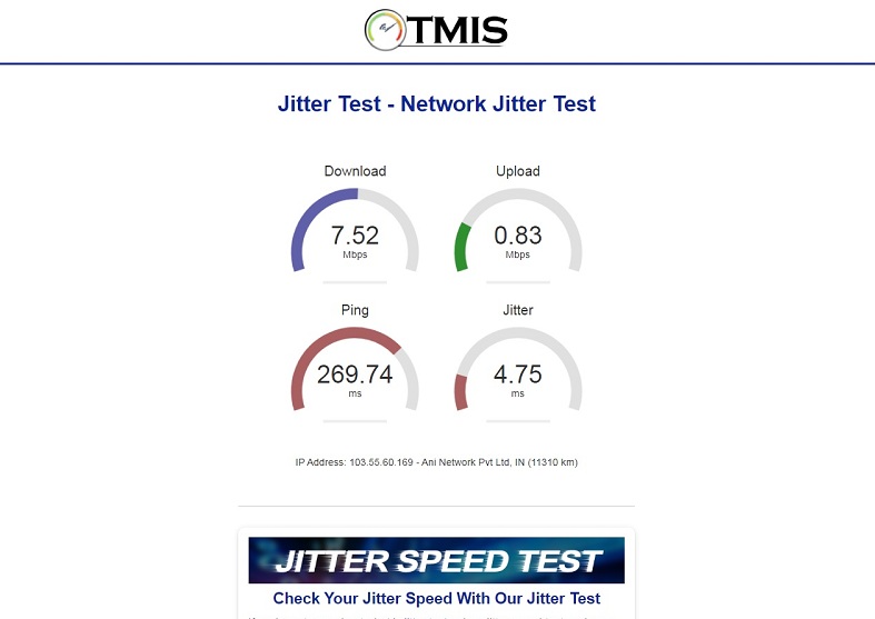 Direct Communications Speed Test